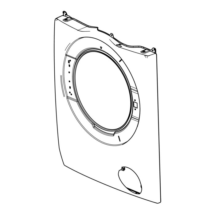 AEG Electrolux 140010756454 Frontblende - Frontblende,gehäuse,weiss,one