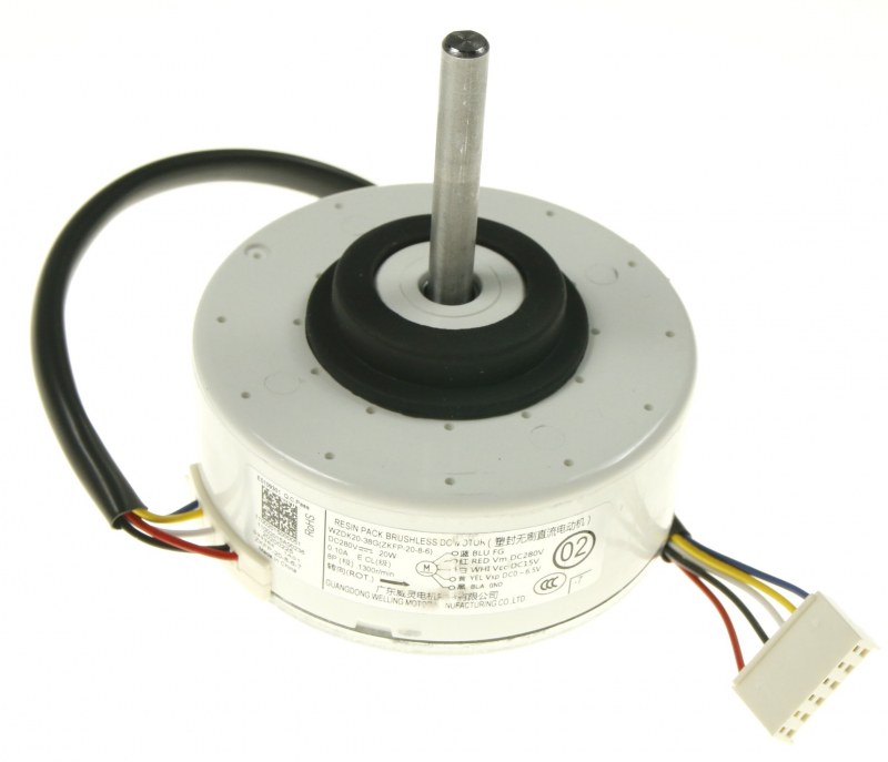 Midea 11002015000051 - Wzdk20-38g(zkfp-20-8-6) dc motor, brushless