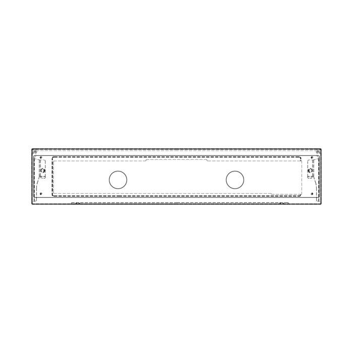 AEG Electrolux 140147884039 Bedienteilblende - Bandeau,inox,60cm,hexagon,2k