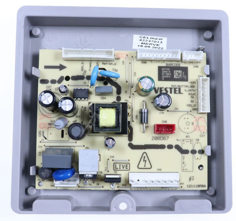 Vestel 42237013 Abdeckung Gehäuse - Mainboard cover gr bd67 289e/fk/e-f