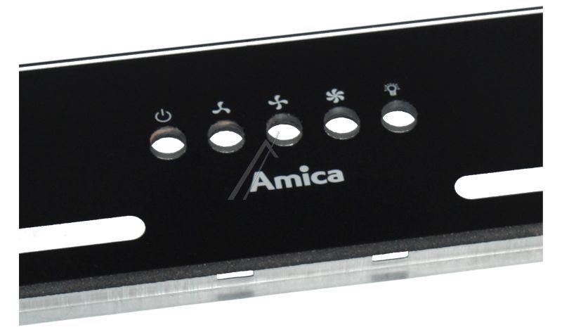 Amica 1046910 Scheibe - Szyba okapu 550x310x6 czarny amica
