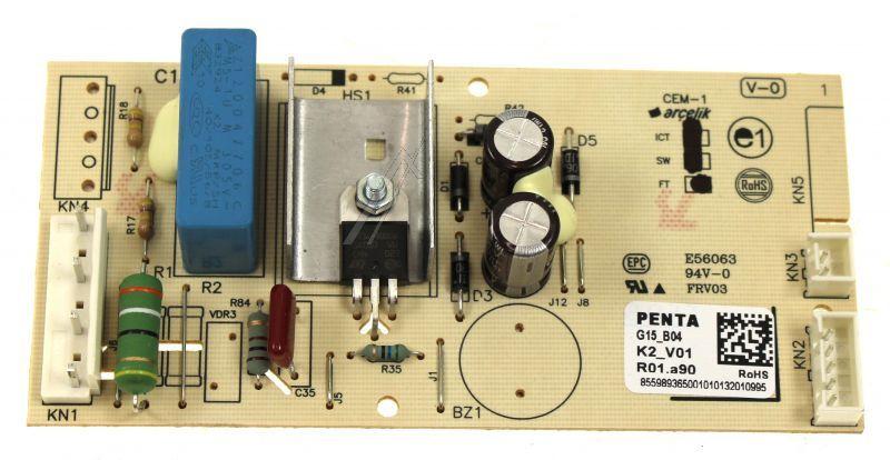 Arcelik Grundig Beko 5989365000 Bedienteilblende - K2_control_board_gr Arcelik Grundig Beko 5989365000 Bedienteilblende - K2_control_board_gr