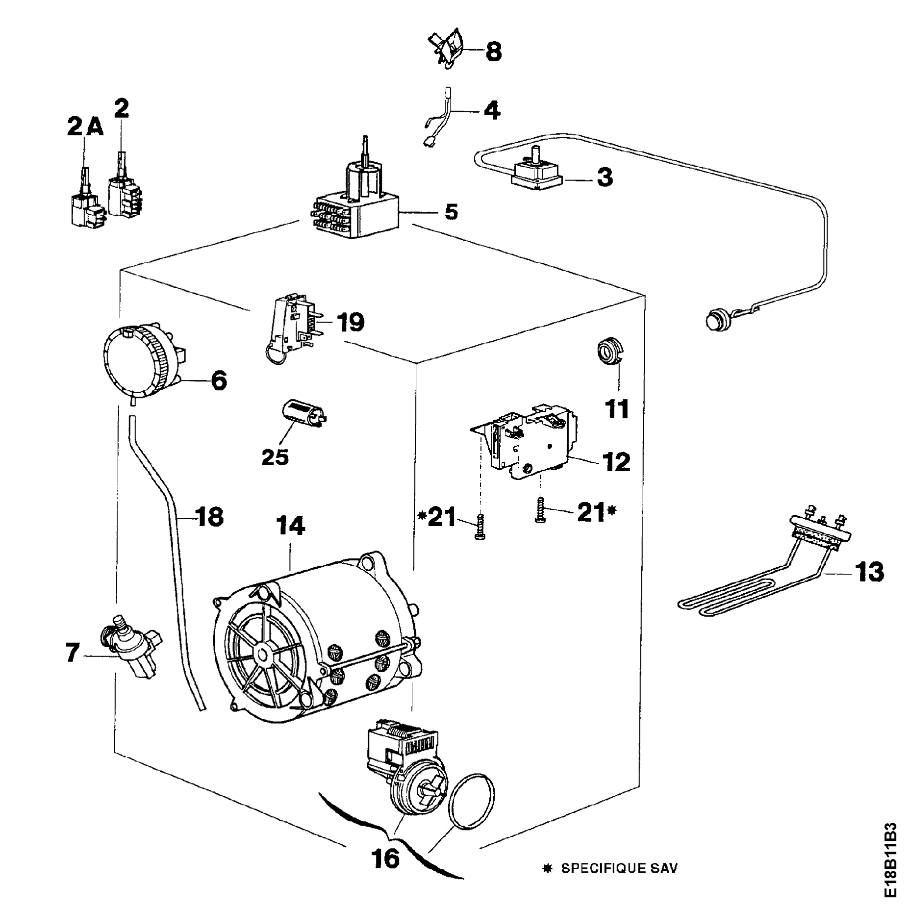 Explosionszeichnung Zanussi 91372625100 TL 972 C
