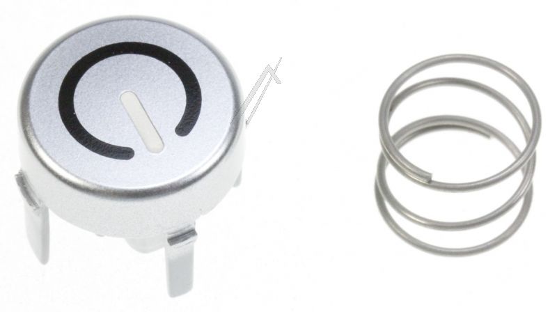 Whirlpool Indesit 482000089350 Netzschalterknopf - C00298007 touche on-off plp2 silver