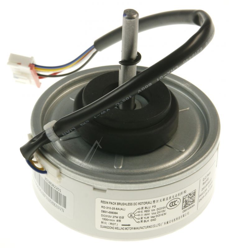 Samsung DB3100636A Motor - Db31-00636a motor bldc fan,rd-310-25-8a(al),1450,310