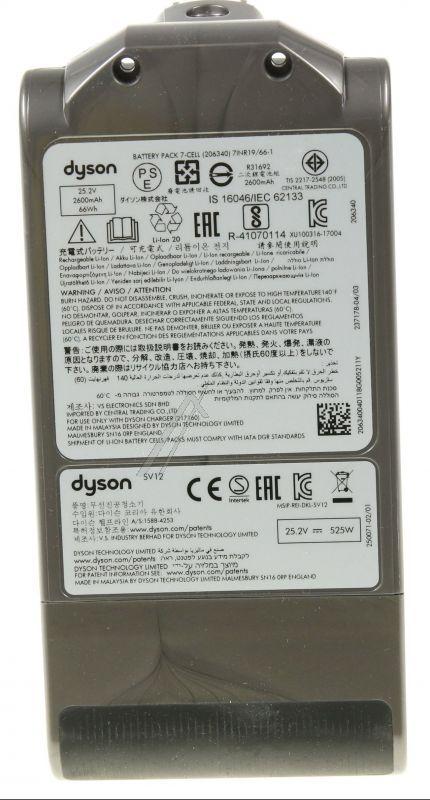 Dyson 96935202 Staubsaugerakku - Sv12 969352-02 25,2v-2600mah liion batteri
