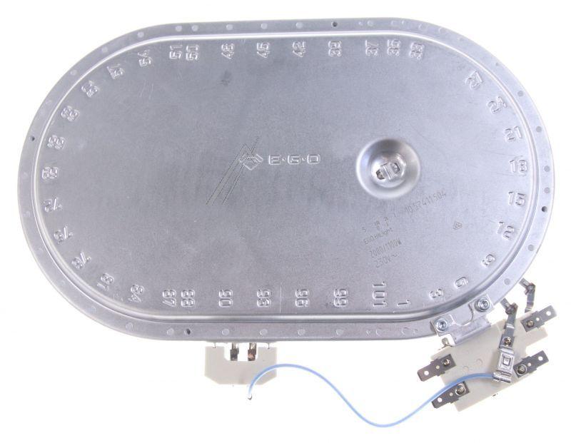 Midea 17466100A00012 Strahlenheizkörper - 10.57411.504 zweikreis-strahlungsheizkörper, 2000w, oval