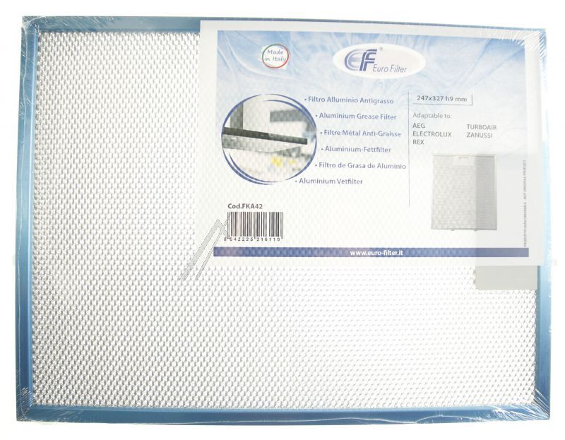 Metallfettfilter für Dunstabzugshaube wie Electrolux 50293009002 Ersatzteil