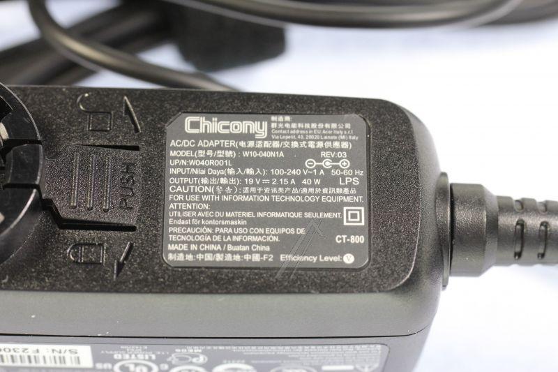 Acer KP04001002 AC Adapter - Passend für acer ac adaptor.40w.19v