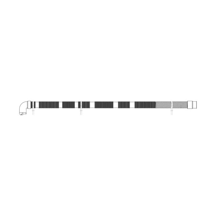 AEG Electrolux 140013554096 Abluftschlauch - Drain hose,2540mm,uk