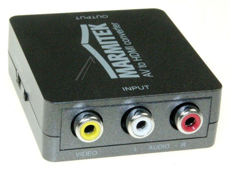 Marmitek 25008264 HDMI-Converter - Connect ah31 passend für rca auf hdmi konverter -1080p full hd - keine software notwendig - scart - av hdmi adapter