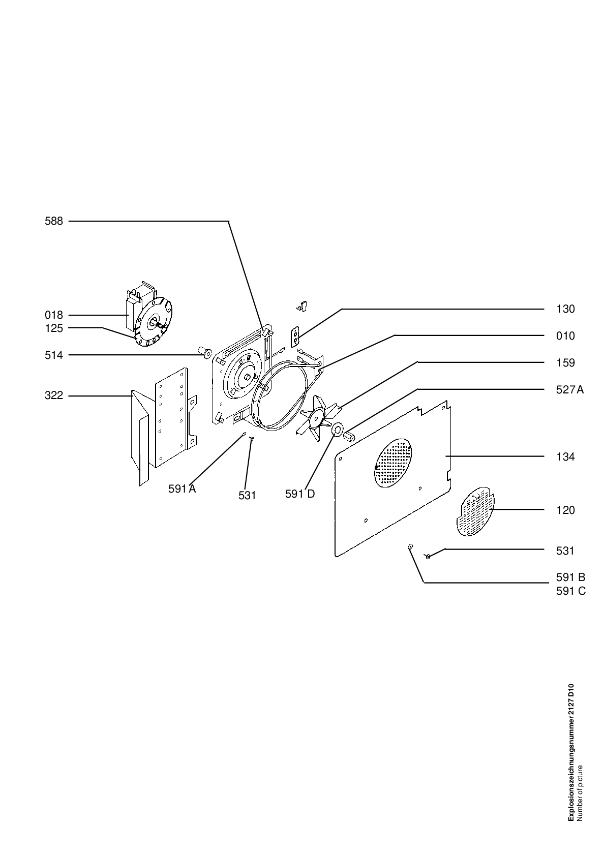 Explosionszeichnung AEG 94031639900 E40402-M2
