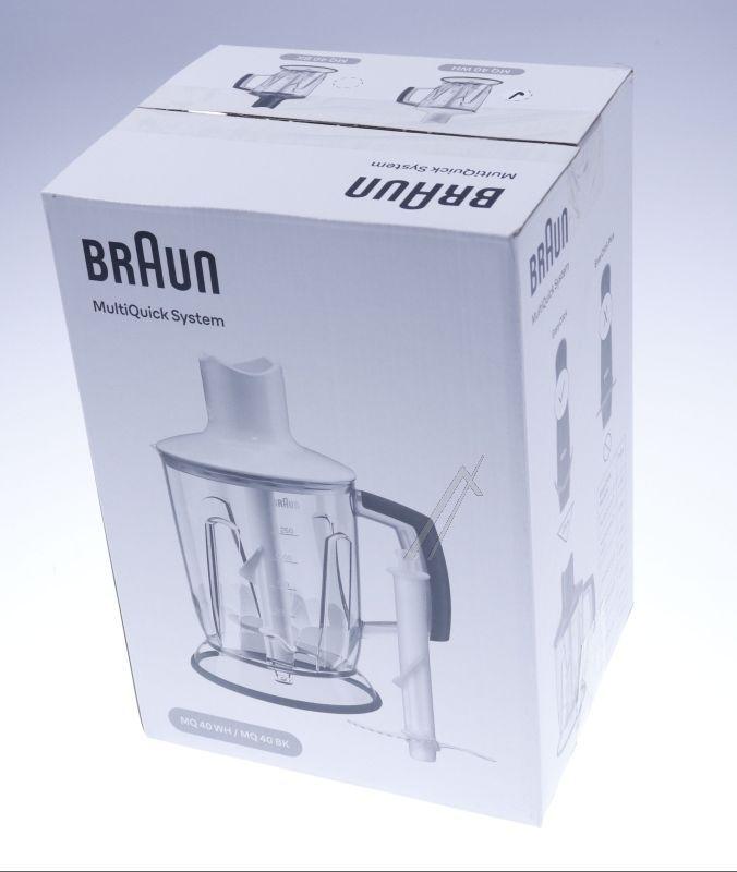 Braun AX22110064 Zerkleinerer - Mq40 zerkleinerer-/mixer-aufsatz (1,25 l) weiss