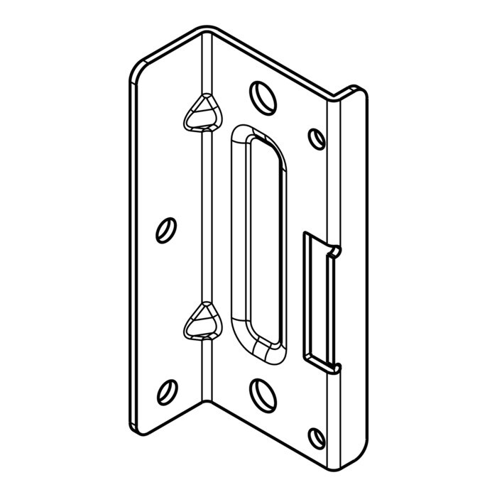 AEG Electrolux 3426105023 Türscharnier - Halter,scharnier,rechts