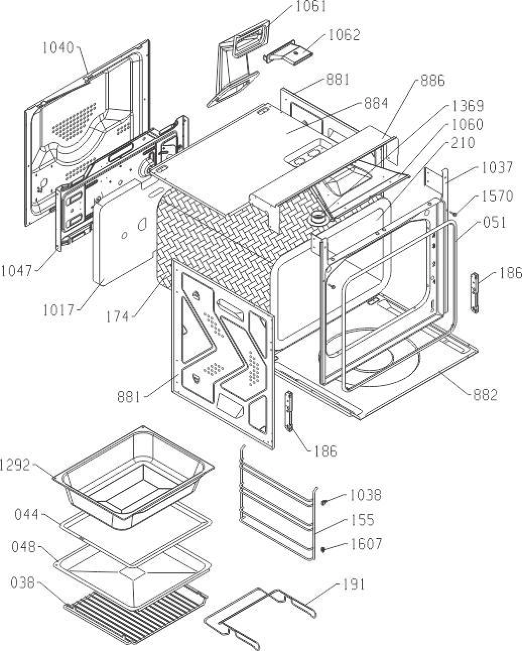 Explosionszeichnung Gorenje 582254 BC615E05XK-2