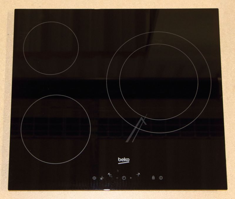 Arcelik Grundig Beko C00893449 Glaskeramikfläche - 190261649 glass brenner platte gruppe