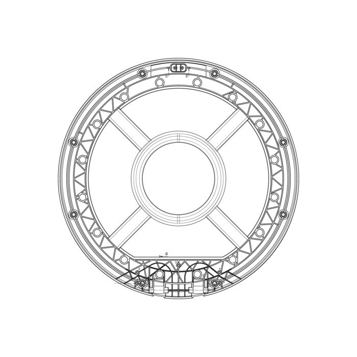 AEG Electrolux 8085059056 Türrahmen - Türrahmen,innen,kunststoff,ø47