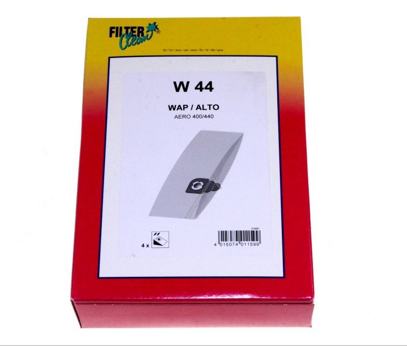 Filter Clean 000780K Staubsaugerbeutel - W44 staubbeutel 4 stück