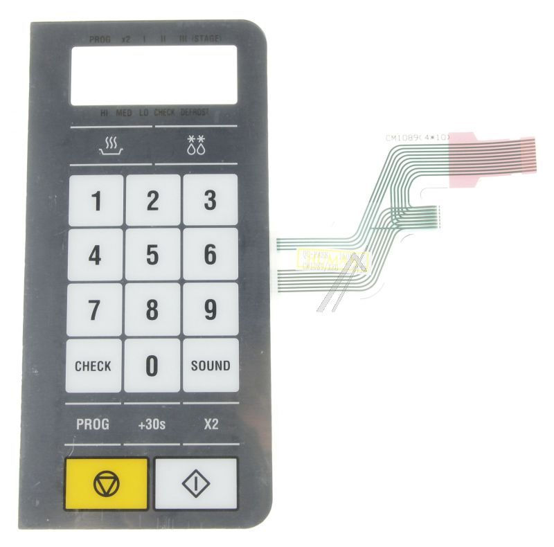 Samsung DE3400413A Membranschalter - De34-00413a switch membrane,cm1089-mandorin,pet,230v