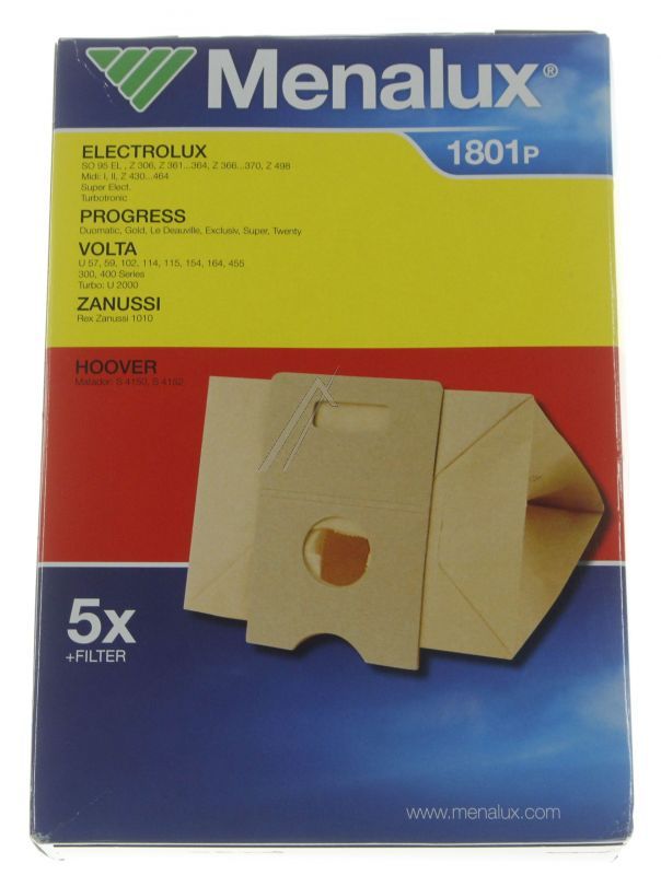 AEG Electrolux 9001961946 Staubsaugerbeutel - 1801 p 5 bags+1mcf to cut