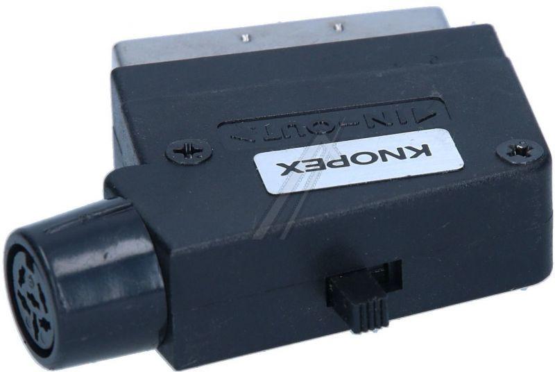 COM - Scartstecker/6pol.din buchse/umschaltbar