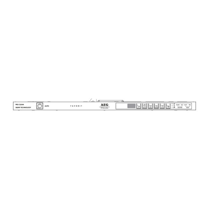 AEG Electrolux 1174104107 Bedienteilblende - Bedienblende,bedruckt,