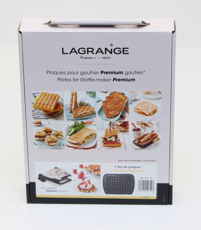 Lagrange 010722 Waffelplatte - Jeu plaq. gaufres liégoises/maxi aa premium
