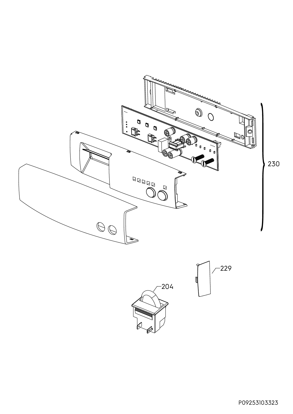 Explosionszeichnung Progress 92550322603 PKG1854 Explosionszeichnung Progress 92550322603 PKG1854
