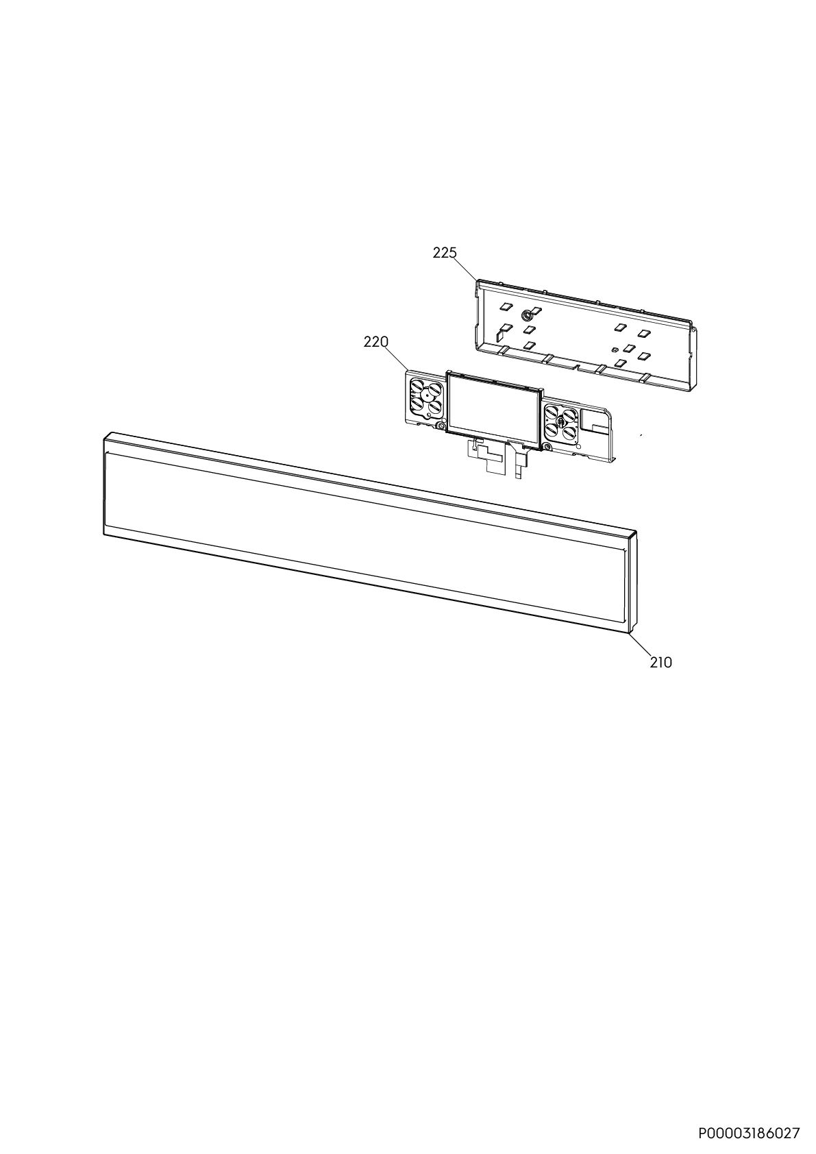 Explosionszeichnung AEG 94949847300 EOE8P39X
