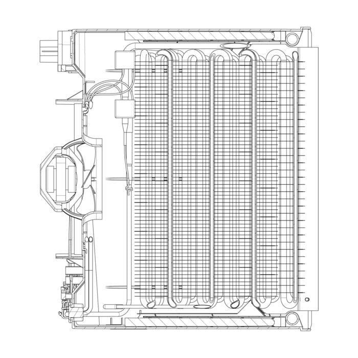 AEG Electrolux 2425517147 Verdampfer - Verdampfereinheit,satz
