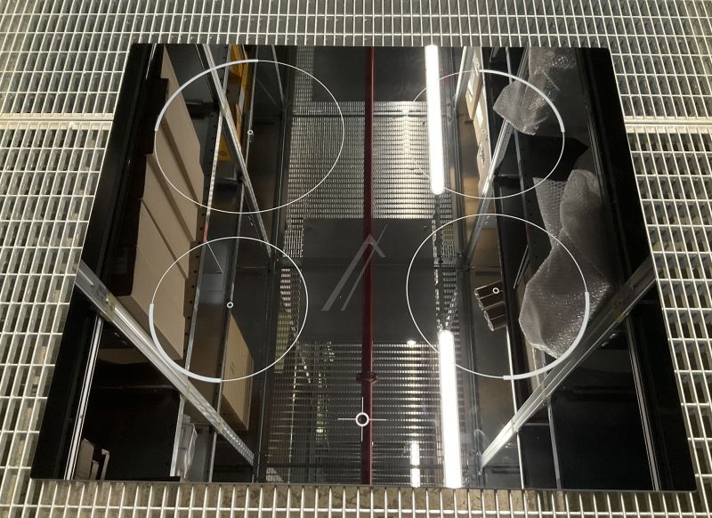 Midea 12966000A06045 Glaskeramikfläche - Glasplatte, inkl. dichtung