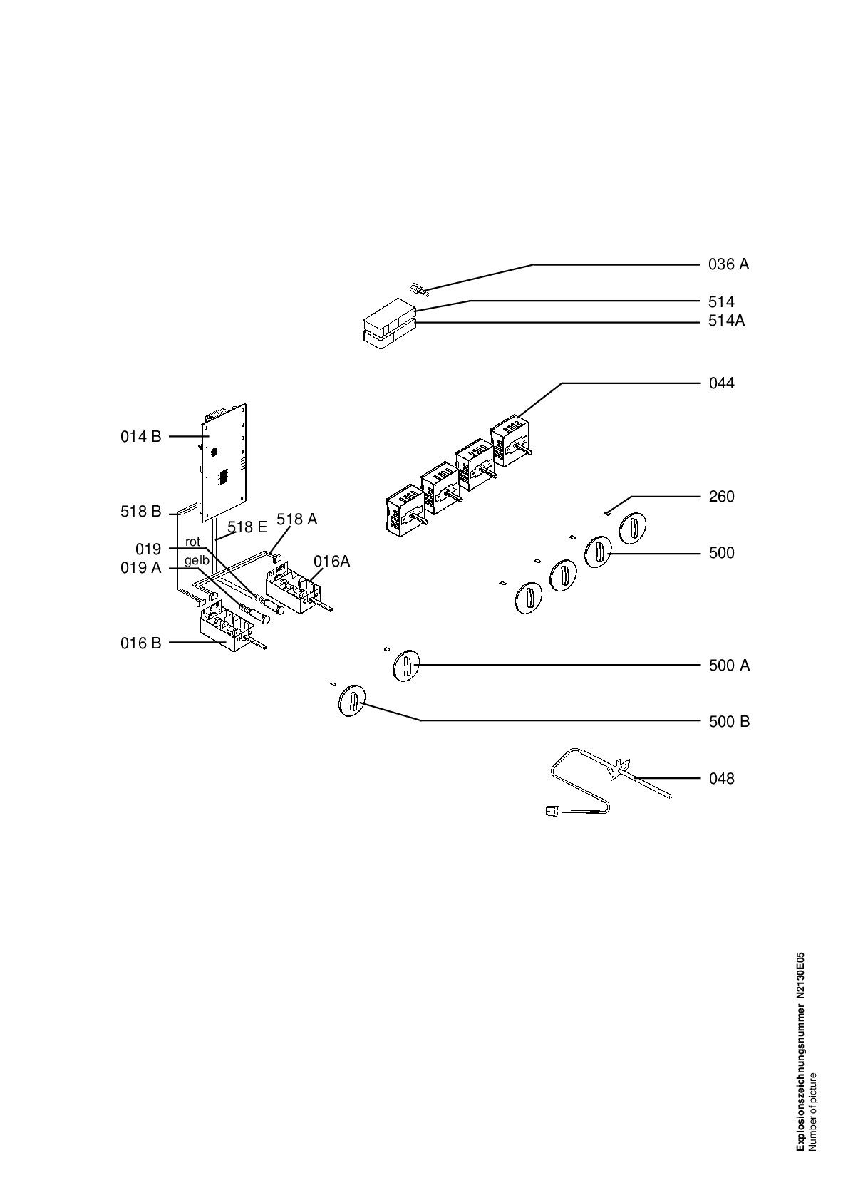 Explosionszeichnung AEG 94031639900 E40402-M2