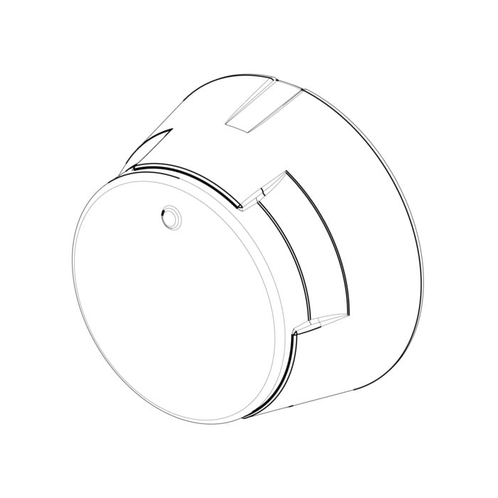 AEG Electrolux Knebel Inox 140036824013 für Geschirrspüler Ersatzteil