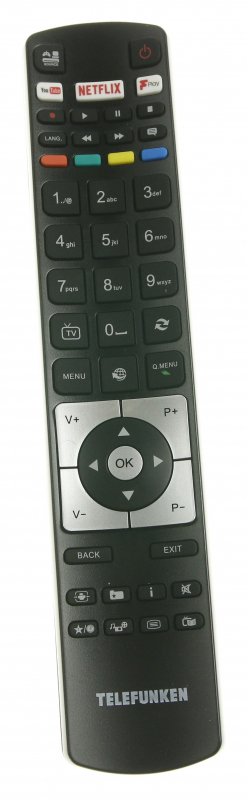 Vestel 23511265 - R/c 5118f fernbedienung passend für telefunken (grau/s)(schwarz/p