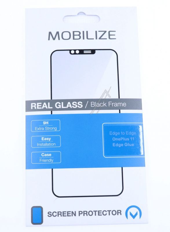 Mobilize 56922 Display-Schutzfolie - Passend für mobilize edge-to-edge glass screen protector oneplus 11 edge glue