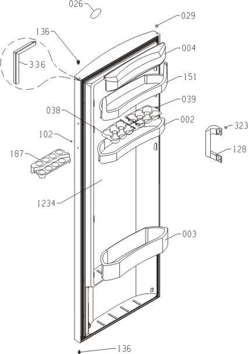 Explosionszeichnung Gorenje 444930 RB6152BR Explosionszeichnung Gorenje 444930 RB6152BR