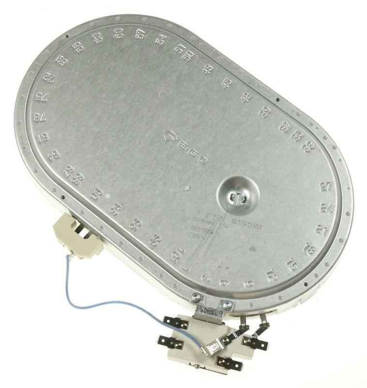 Simfer 10010828 Strahlenheizkörper - 10.57411.502 zweikreis-strahlungsheizkörper, 2800w, oval