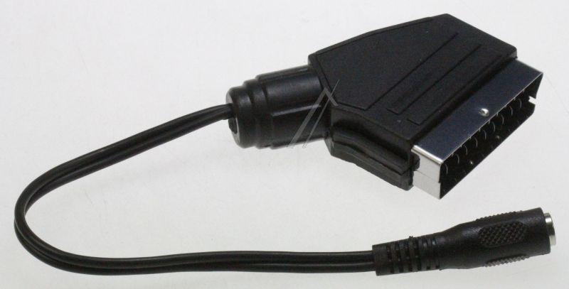 COM Scartadapter - Adapter scart-stecker auf 3,5mm klinkenkupplung