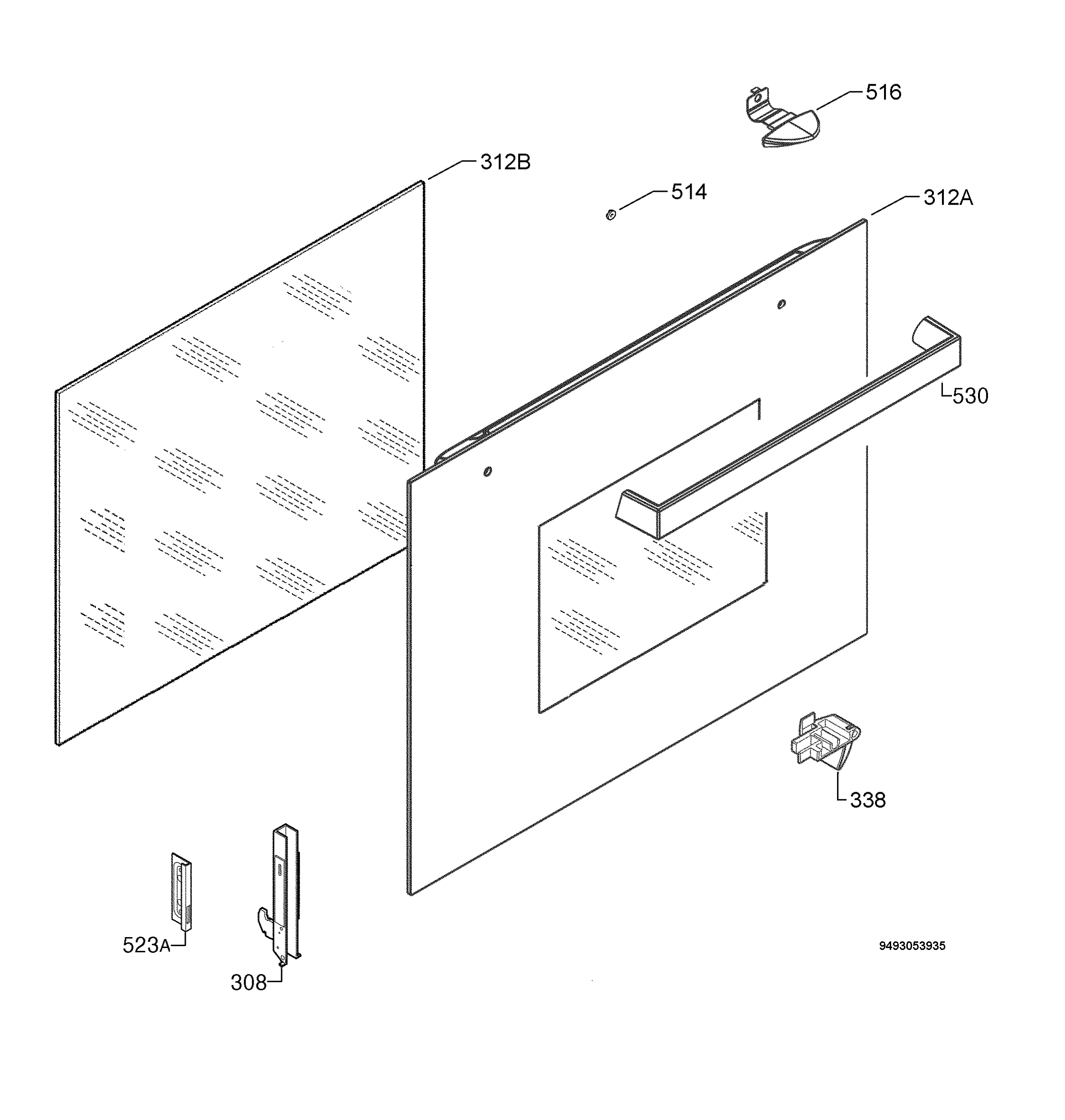 Explosionszeichnung Ikea 94971304400 FOV9