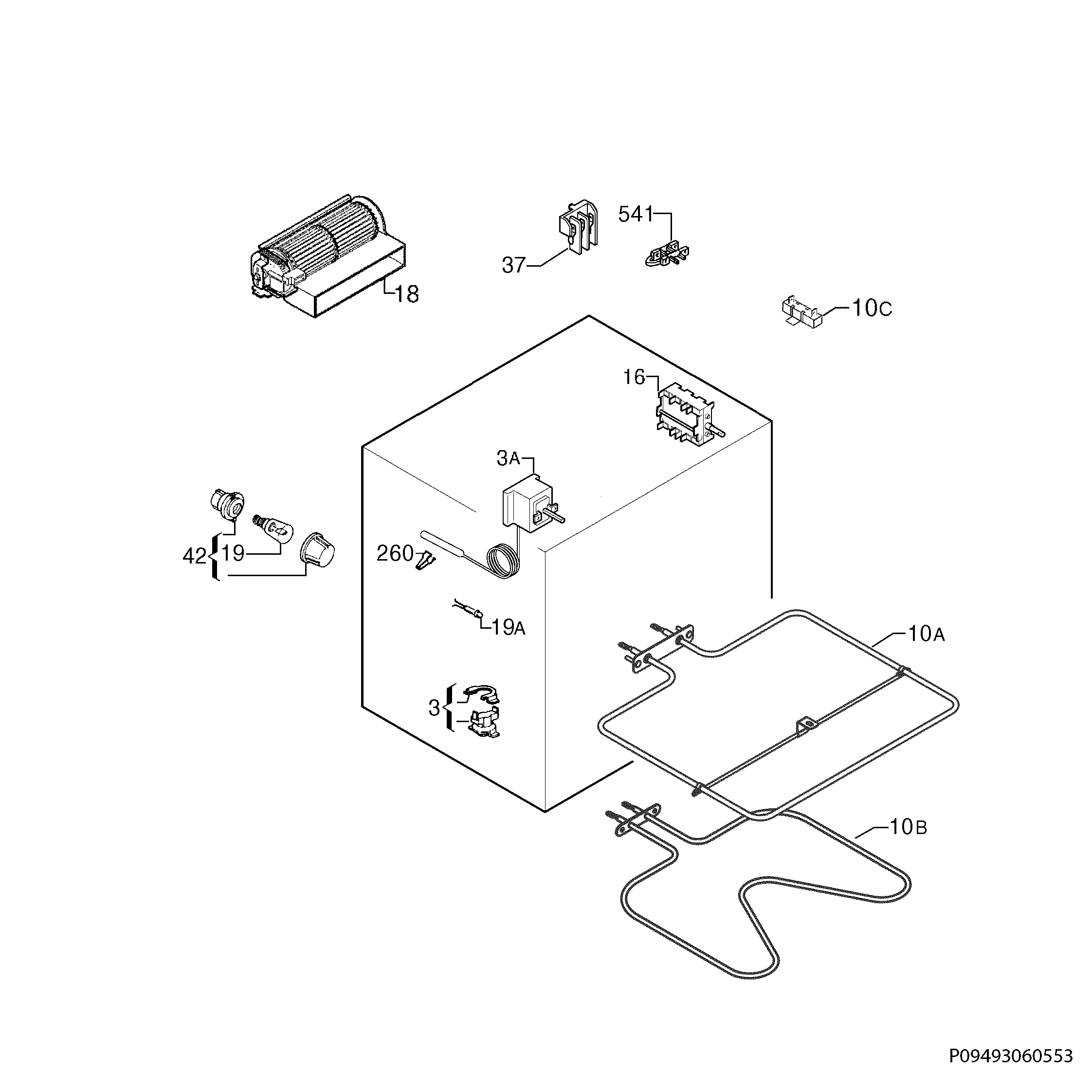 Explosionszeichnung Ikea 94406450001 LOV3