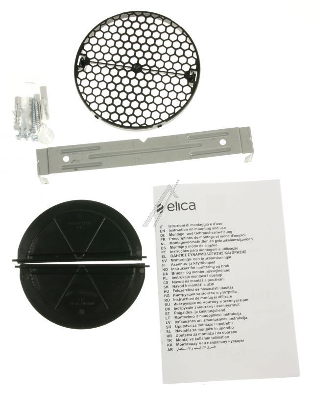 Elica DOC0138685 Befestigungsteil - Montagematerial + docu stripe 03.01 passend für elica 60/90
