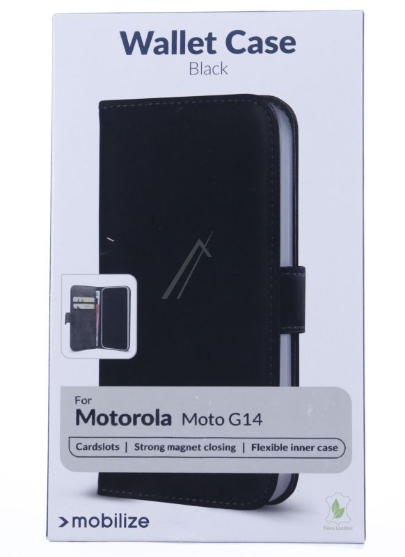 Mobilize 29130 - Passend für mobilize classic gelly wallet book case motorola moto g14 black