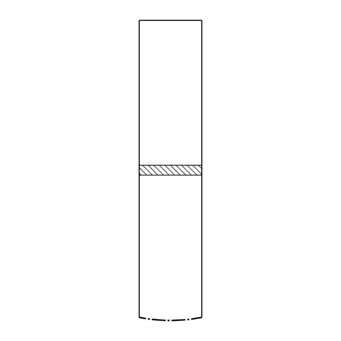 AEG Electrolux 2087678054 - Schlauch,blau,5mm, l=300