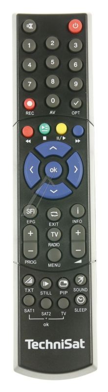 Technisat 00003719 - Pvr235 passend für technisat fernbedienung schwarz Technisat 00003719 - Pvr235 passend für technisat fernbedienung schwarz