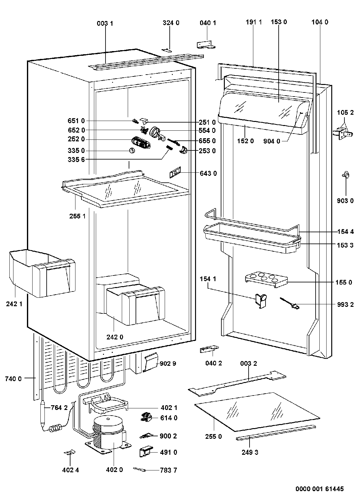 Explosionszeichnung Ikea 855110896032 CB 604 W Explosionszeichnung Ikea 855110896032 CB 604 W