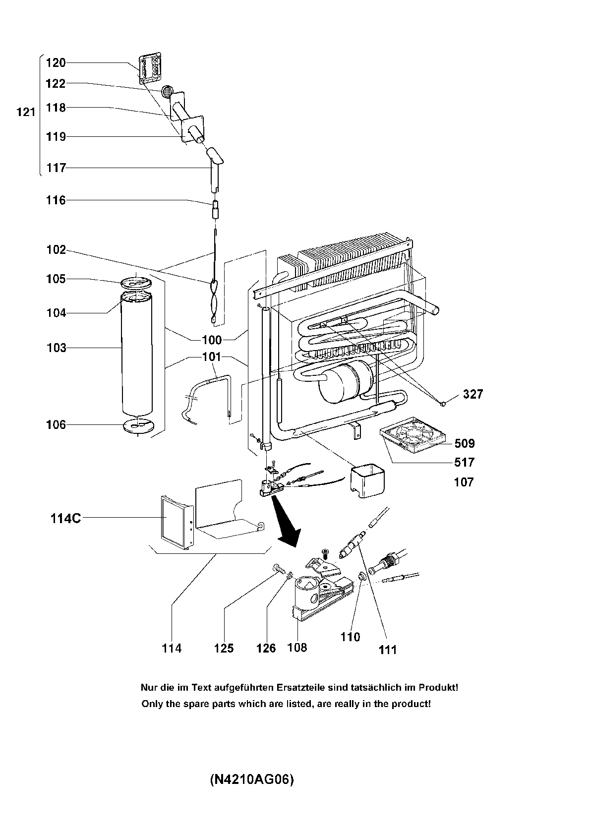 Explosionszeichnung Dometic 921071515 RM4230