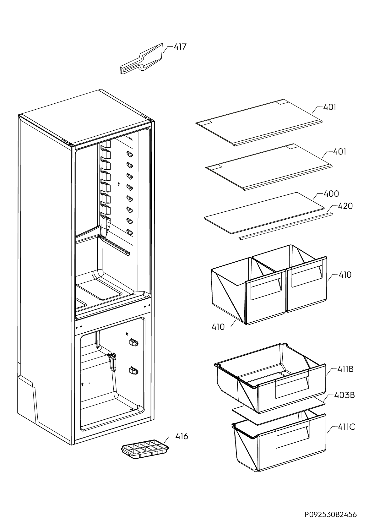 Explosionszeichnung Progress 93303350705 PKG1443 Explosionszeichnung Progress 93303350705 PKG1443