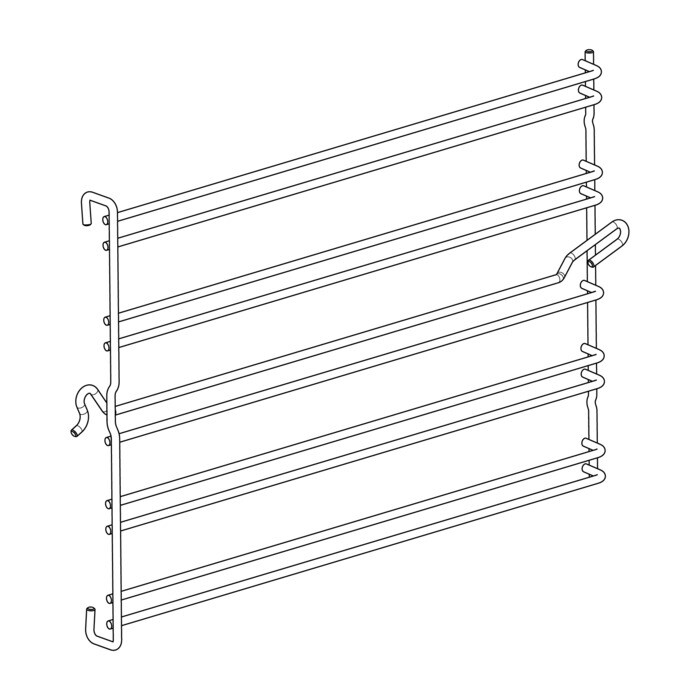 AEG Electrolux 3871250019 - Einhängegitter,links,inox