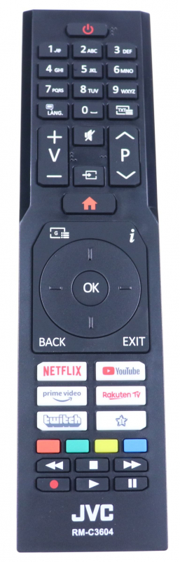 Vestel 30113089 - R/c a 45185 fernbedienung jvcrm-c3604 black rohs