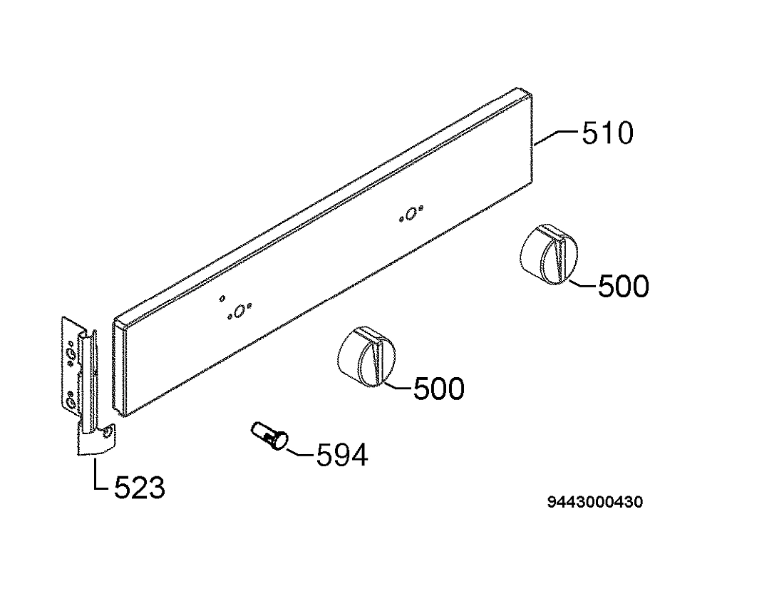 Explosionszeichnung Ikea 94406450004 LOV3
